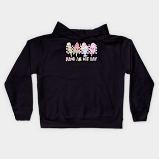 Kawaii Ice Cream Friends Funny Pun Quote Popsicles Kids Hoodie